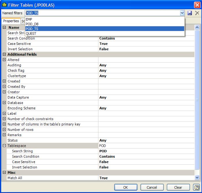CREATING FILTERS The filter editor allows you to specify granular filtering criteria and to name and save filters for later use, as shown in Figure 14.
