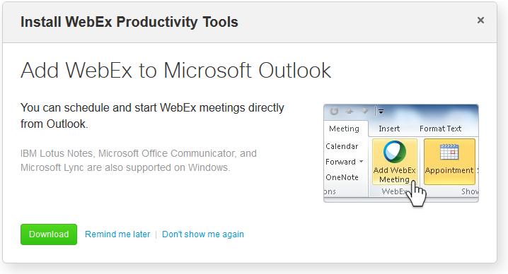 You can also install Productivity Tools from the Downloads section of