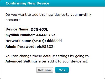 Section 2 - Installation Check Your mydlink Account From any computer with an Internet connection, open a web browser and login to your mydlink account.