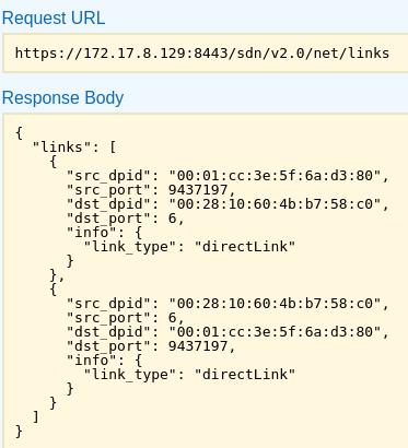 The REST API query now reports that both links are discovered: When you configure a linkdiscoveryvlan for a device, the controller will always insert a 802.