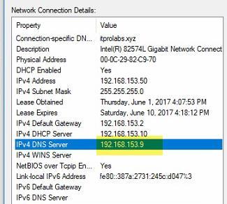 distribute Windows Server 2016 VM on Azure as DNS server (192.168.153.