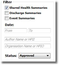Once you have finished viewing this document, press the Save button to download the file and return to the PCEHR tab.