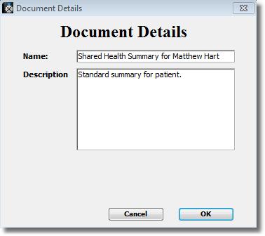 Once you are happy with this document, press the Send button. This document will now be uploaded and appear in the list along with the other PCEHR documents.