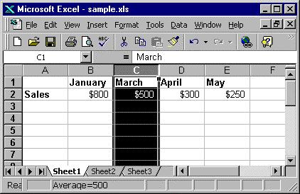 IV. Arranging & Viewing the Worksheet Adding & deleting rows and columns Excel makes it easy to rearrange a worksheet.