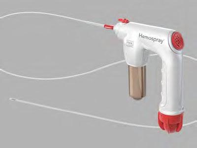 Hemostasis - Spray Hemospray Endoscopic Hemostat Not for sale in the USA. HEMO-7, HEMO-10: Used for hemostasis of nonvariceal gastrointestinal bleeding.