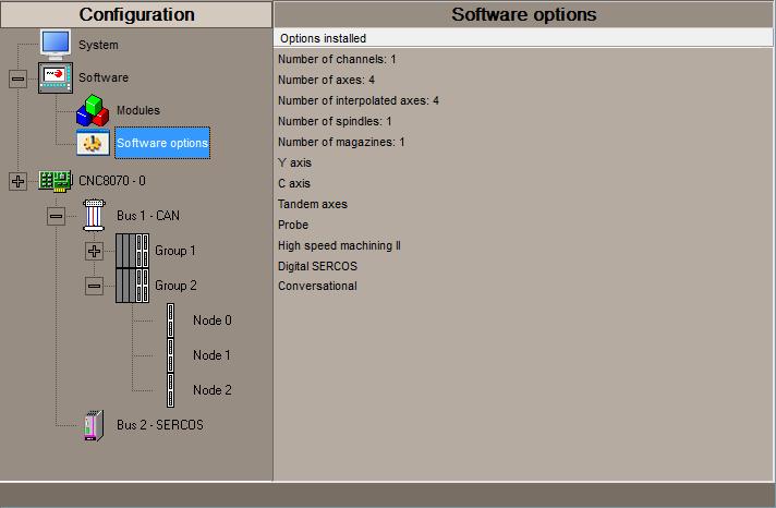 SOFTWARE OPTIONS. Some of the features described in this manual are dependent on the acquired software options.
