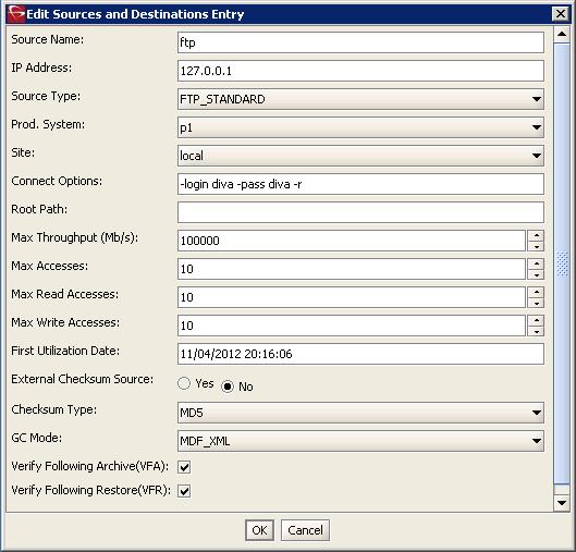 Figure 3: Request Properties Using the r Option Enter the r option in the Options textbox to recurse into all subfolders for only this request. 2. In the Source/Destination options.