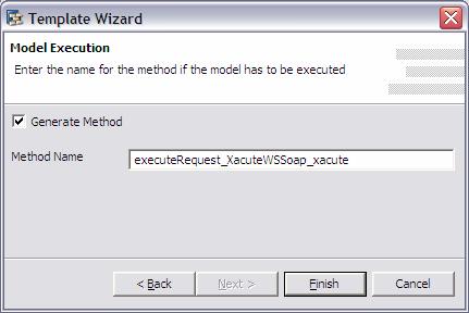 Select the Generate method option. You can also change the name of the method if you wish.