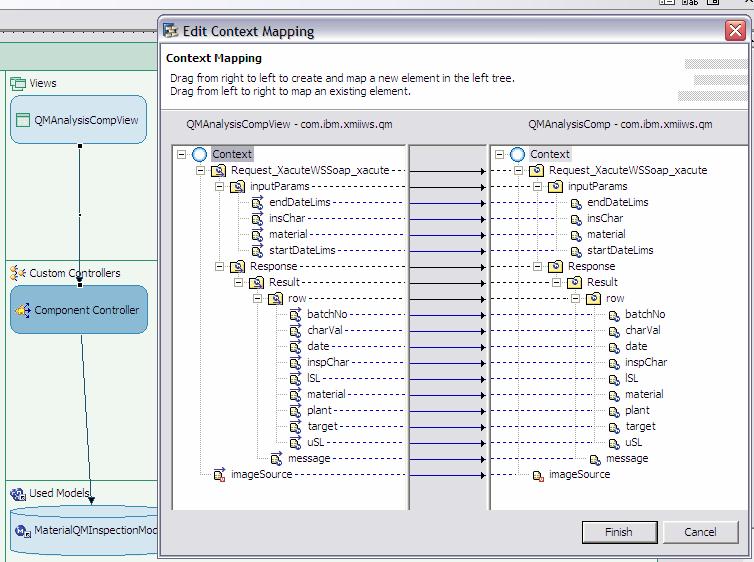 Map Controller and View Context We need to map the controller s context to the view context before we create the view layout elements.