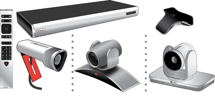 The Polycom RealPresence Group systems support up to 1080p60 performance for people and content, for a new level of clarity and realism.