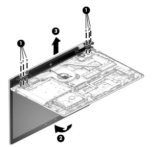 Reverse this procedure to replace the display assembly.