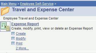 c. Click the Create Link under Expense Report 2. 3. Enter Employee ID in the Empl ID field and select Add. Or click on the list of employees that the user is proxy to.