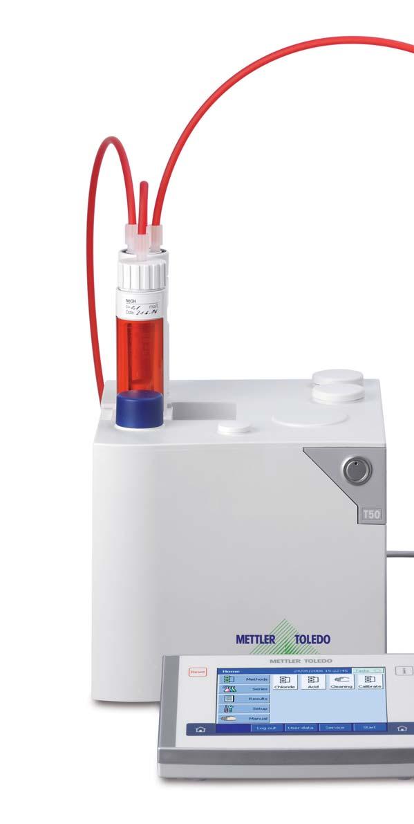 Rondolino Rondolino Compact and Simple Automation A clever, automatic titration stand for the T50 Excellence,