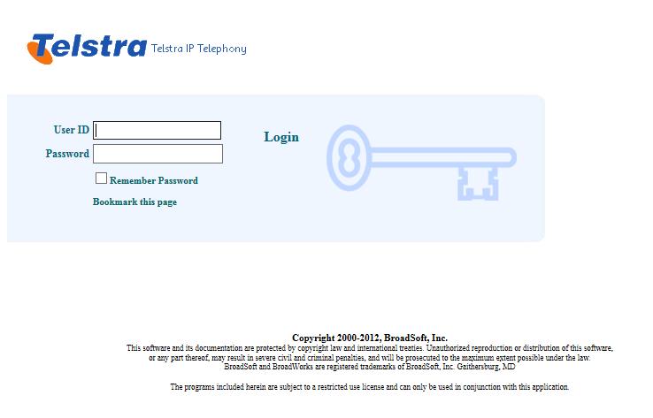 CHAPTER 5 GETTING STARTED 3.3 LOG IN The Login page is used to log in to the CommPilot. A user ID and password are required and are assigned by another administrator. Login Page 1.