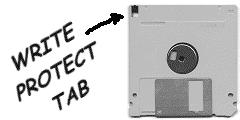 Ensoniq Sound Diskettes are shipped "write-protected", that is, protected against accidental erasure while in the Mirage disk drive.