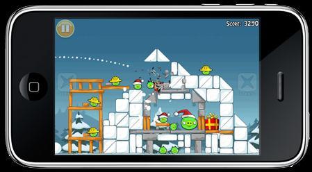 Obr. A Angry Birds Brandované zábavné aplikácie Užívatelia často trávia voľný čas so svojím mobilným zariadením. Napríklad pri cestovaní vo vlaku alebo v spoločnosti priateľov.