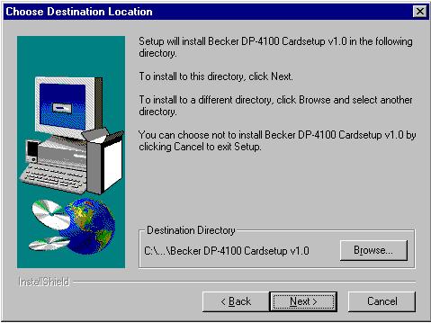5. Installation 5.1. Starting Installation To install the Cardsetup software insert the CD-ROM into a CD-ROM drive, open your explorer.exe and view the CD s content. Double clicking setup.