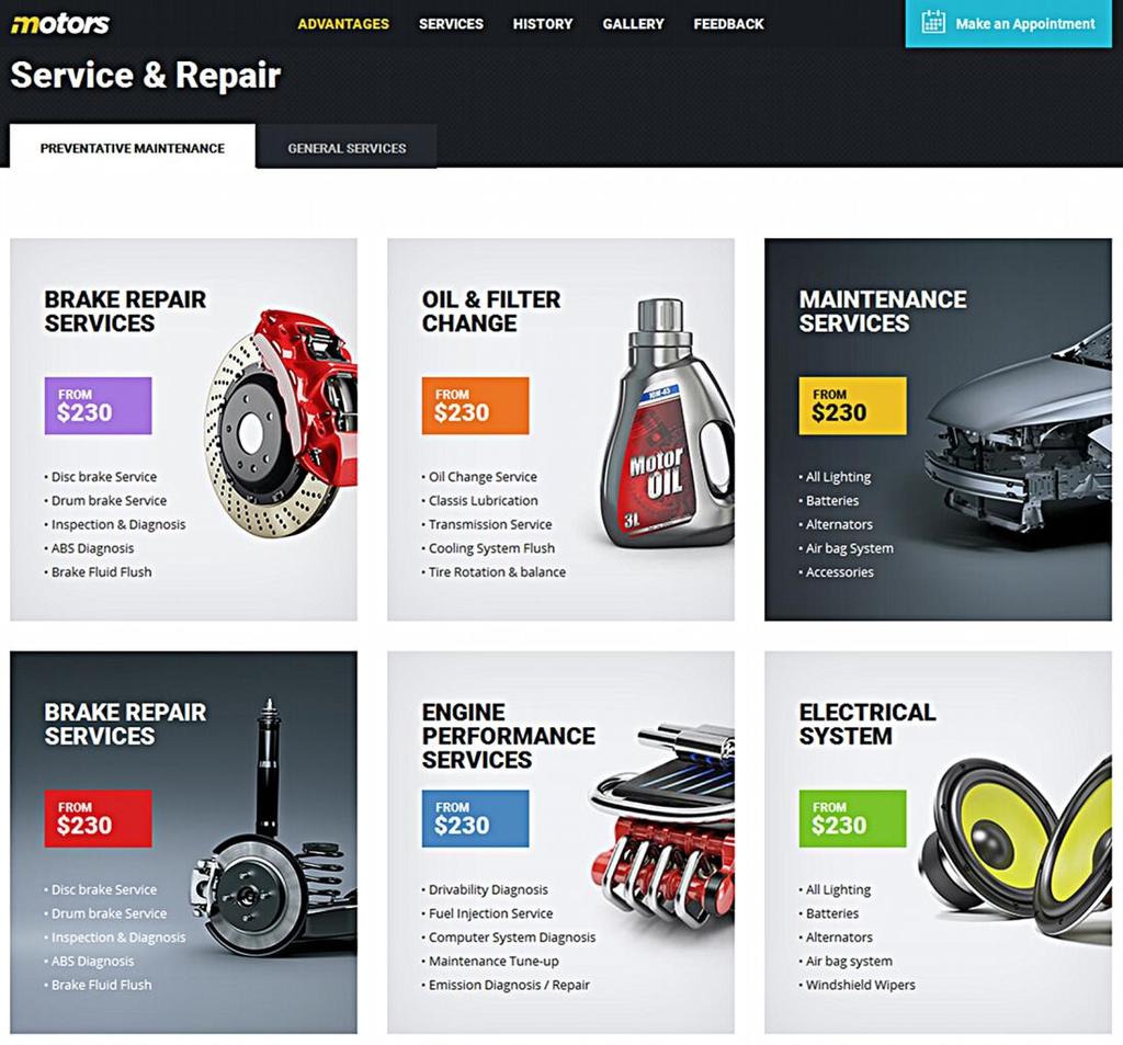Motors Theme User Manual Getting Started With this plugin, you can set up an online service booking system, allowing your customers to make online service appointments.