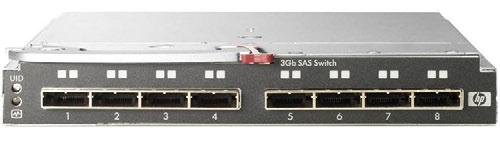 HP StorageWorks 3Gb SAS BL Switch The HP StorageWorks 3Gb SAS BL Switch (SAS BL switch) is HP's first c-class embedded SAS switch designed to provide external storage for HP c-class server blades.