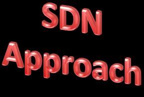 Generalized Forwarding and SDN Each router contains a flow table that is computed and distributed by a logically centralized routing controller