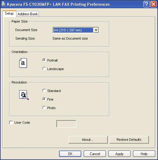 Using the Fax Function from a Computer (LAN-Fax) For details about settings, see p.193 p.227 "Settings you can configure in the LAN-Fax driver's properties".