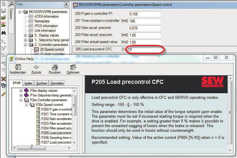 14 Troubleshooting Load precontrol 14.2 