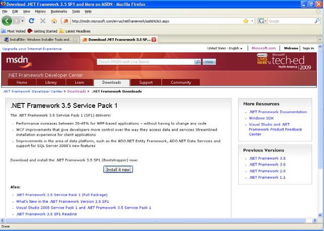 Installing.NET Framework 3.5 sp1 Before you can install SureClose Print Driver 2.2, you must install.net Framework 3.5 sp1. Complete the steps below to download the.net Framework. Steps Note You must have Internet access to download the installation files.