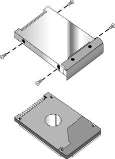 Screws, M2.5x4mm (2) Screws, M2.5x4mm (2) Figure 2-5.
