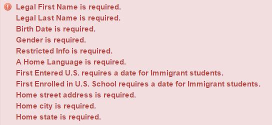 If your child has never been enrolled in any school before, you will not need to put anything here.