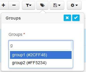 Applying or Removing a Group Once a group has been added to the Groups inventory list, it can then be applied to devices in the Devices inventory.