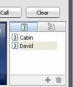 Press Call to place the call. Drop-down arrow in Pre-dial box Option 3 Simple Favorites Contact List.