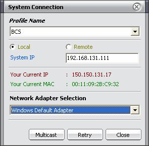 5.1.2.1 File - Setting- System Connection ipecs Phontage can be registered to an System in Local or Remote Mode. In the Remote Mode, ipecs allocates a VoIP channel to support the call.