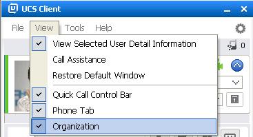 Selecting an icon initiates the communication. The Selected Contact window can be disabled if more space is desired in the main window, see Section 3.3.1. 6.