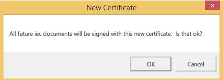 Section 7: Signature Section (continued) Enter a password of your choice and click Create New Certificate - NOTE: Your password