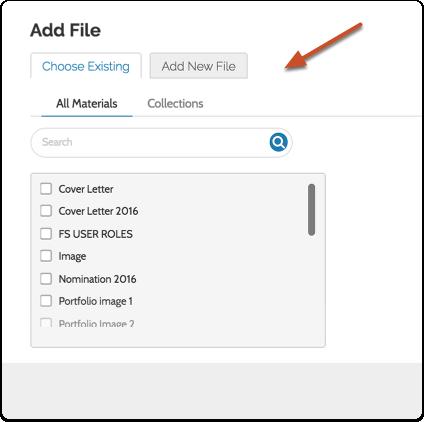 The applicant can upload a file from their computer or select an existing document if they already have a Dossier account When the correct number of each document type is uploaded a check