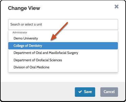 Click "Change" to view positions from a different