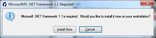 net Framework 1.1 - click on Install Now button. NOTE: MUNIS requires.