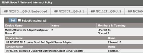 HP ESO recommends All Close CPUs. Free NIC for Team This is a recommendation statement that HP ESO displays when the physical NIC adapter port is not configured for NIC teaming.