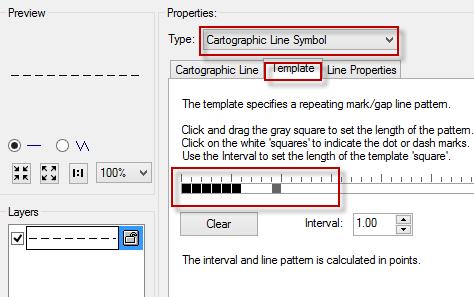 Then click on Edit symbol 10. Switch to Cartographic Line Symbol type 11. Go to template tab 12.