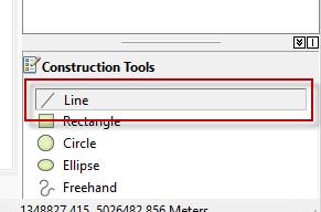 This means you can edit any files in the same folder or geodatabase (not just the file you selected) 3. You should see a create features dialog box on the right hand side.