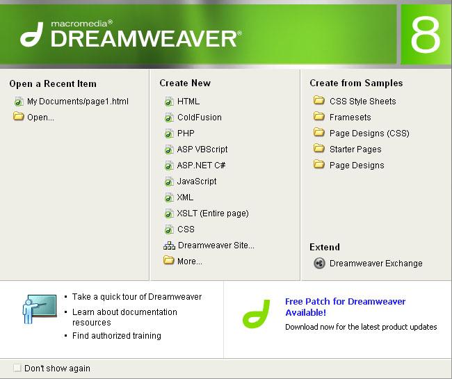 This unit helps you experience basic functions of Dreamweaver CS or CC versions which you will really use in more advanced course. Also, you can use Dreamweaver for developing your final website.