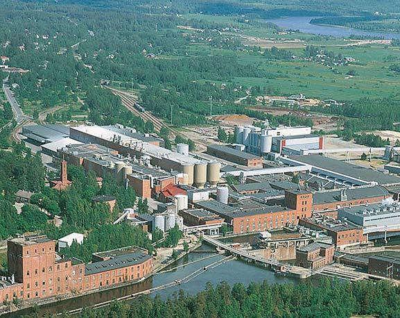 Finnish competitive edge paper and pulp industry facilities Massive industry facilities with local green energy production capabilities and raw water