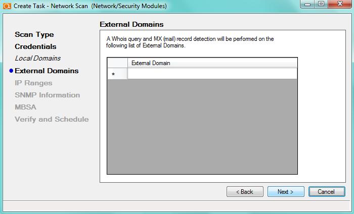 Step 5: Input External Domains External Domain names allow others to visit the target site and facilitate services, such as email.