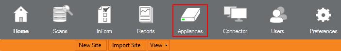available on the Software Appliance you are using which may include one or more of the following Data Collections, Automated Reports,