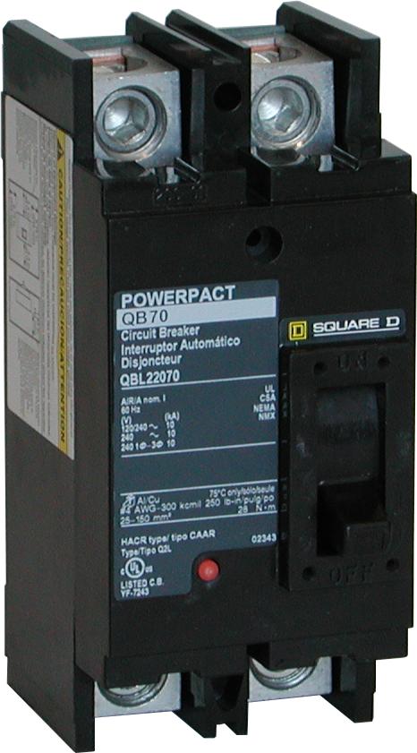 PowerPact Q-Frame Molded Case Circuit Breakers and Switches Description Description The PowerPact Q-frame line of circuit breakers include QB, QD, QG and QJ molded case