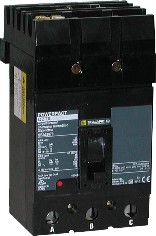 These circuit breakers may be mounted in individual enclosures, metering devices, panelboards or switchboards.