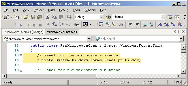 19.2 Designing the Microwave Oven Application 12 Figure