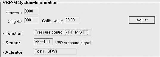 Adaptive pressure controller System configuration Settings by damper manufacturer (OEM) The system solution selected by the manufacturer is mounted by the latter on the damper and configured