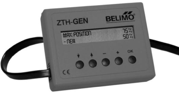Adaptive pressure controller Service-Tool ZTH-GEN Service-Tool for parameterisable and communicative Belimo actuators and VAV controllers.