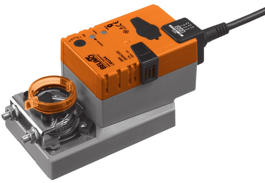 Technical data sheet LMQ24A-SRV-ST Fast-running damper actuator for system solution Torque 4 Nm Running time 2.